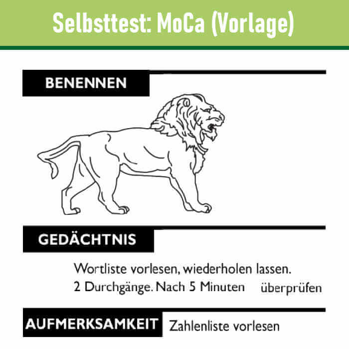 Der MoCa-Test zur Demenz-Früherkennung.