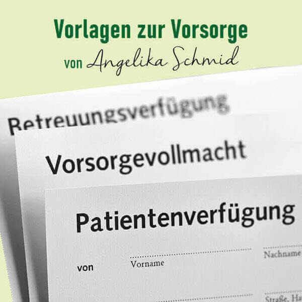 Weitere Vorsorgeformulare mit Download-Möglichkeit.