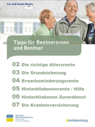 Tipps zur Rente, Grundsicherung, Hinzuverdienst und Krankenversicherung.